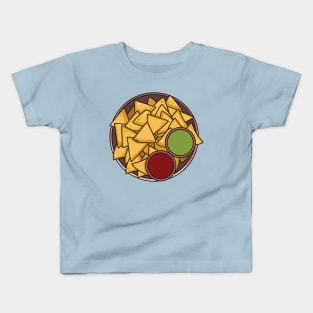 Nachos cartoon illustration Kids T-Shirt